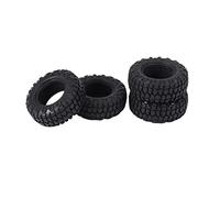 Borimend 4PCS 48mm 1.0 Soft Tires Tyre for 1/24 RC Crawler Car Axial SCX24 90081 AXI00002 Upgrade Parts