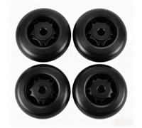 Borimend Fitness Equipment 4 Pack - Exercise Bike Machine 70mm Wheel Size 8mm Diameter Inner Hole Design