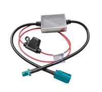 Borimend Noise Level Below 7dB for Clearer Reception 5th Generation ANT208 Car 12V FM AM Radio Inline Antenna Signal Booster 25dB Gain