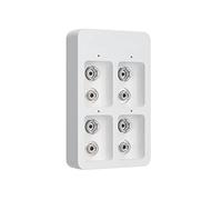 Borimend Quick Battery Charger 4 Slots 9V with LED Indicators USB Cable for 9V Ni-/Ni-Cd/Li-Ion Rechargeable Batteries