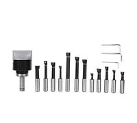 Boring Bar, Boring Head CNC Milling Tools Kits C20-F1-18-12PCS 75mm Boring Head Set 40CR for Horizontal Boring Machine