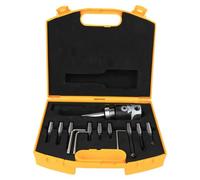 Boring Cutter Set C20 - F1-12 - 9PCS, Carbon Steel CNC Milling Tool Kit, Professional Boring Bar with Storage Box, Includes 9pcs 12mm Knifes for Coordinate Boring Machine and Hor