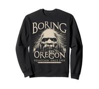 Boring Oregon Bigfoot 1903 Sasquatch Ivory Art Sweatshirt