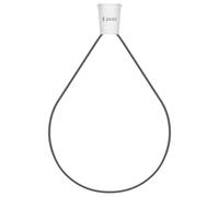 BorinGlass Recovery Flask 2000ml, Single-Neck Lab Flask for Distillation, Heating & Mixing, Borosilicate Glass