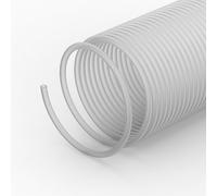 BorinGlass Silicone Tubing, High Temperature Resistant, Elastic and Robust Natural Silicone Hose with O.D. of 12 mm and I.D. of 8 mm, 3 Meters