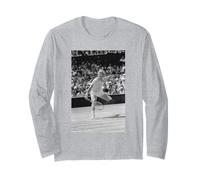 Boris Becker At Wimbledon Tennis Men's Final 1985 Long Sleeve T-Shirt