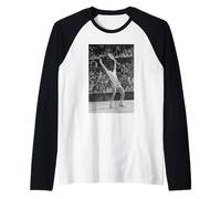 Boris Becker Wins Wimbledon Tennis Men's Final 1985 Raglan Baseball Tee
