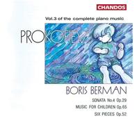 Boris Berman - Prokofiev; Complete Piano Music vol.3