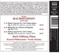 BORIS GILTBURG BRUS - SERGEY RACHMANINOV PIANO CONC - CD - K4z