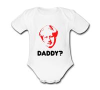 BORIS JOHNSON DADDY? Personalised Unique Baby Vest Baby Grow Babygrow Cute Novelty Boys Girls Unisex Funny