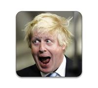 Boris Johnson The Clown - Pack of 10 Square Stickers - 55mm x 55mm