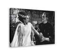Boris Karloff, Elsa Lanchester, Classic Horror, Canvas Poster Bedroom Decor Landscape Office Room Decor Gift 24x36inch(60x90cm)