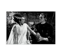 Boris Karloff, Elsa Lanchester, Classic Horror, Canvas Poster Wall Art Decor Print Picture Paintings for Living Room Bedroom Decoration 12x18inch(30x45cm)