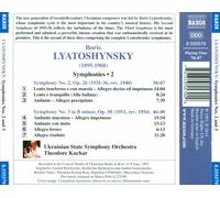 BORIS LYATOSHYNSKY: SYMPHONIES NOS. 2 AND 3 NEW CD