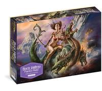 Boris Vallejo Fearless Rider 1,000-Piece Puzzle: for Adults Fantasy Dragon Gift Jigsaw 26 3/8” x 18 7/8” (Workman Jigsaw Puzzles)