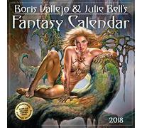 Boris Vallejo & Julie Bell's Fantasy Wall Calendar 2018