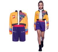 BORISCA 3PCS Kpop Outfits for Girls Kpop Dress up Pop Singers(110-160cm)