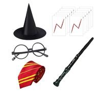 BORISCA 5 Pcs Wizard Costume Accessories Set Halloween Costumes Set