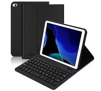 BORIYUAN - iPad mini 1 2 3 4 5 case with keyboard, detachable Bluetooth wireless keyboard, slim magnetic protective case with pencil holder for iPad mini 7.9 inch