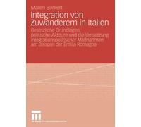 Borkert - Integration von Zuwanderern in Italien - New paperback or so - X555z