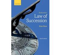 BORKOWSKIS LAW OF SUCCESSION 4E PAPER