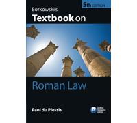 [Borkowski's Textbook on Roman Law 5/e] [By: Du Plessis, Paul] [June, 2015]