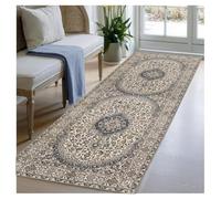 BORKOY Distressed Brown Runner Rug for Hallway 70x250cm Extra Long Washable Carpet Runner Non Slip for Kitchen Long Hall Runners for Entryway Laundry Bathroom Soft Boho Pattern