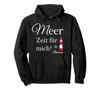 Borkum more time by the sea for myself, hand drawing Germany Pullover Hoodie