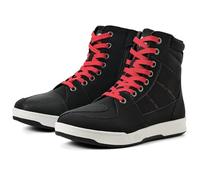 BORLENI Men's Motorcycle Boots, Casual Non-Slip Motorcycle Shoes, Motocross Protective Shoes