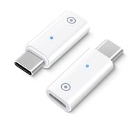 BORLTER CLAMP Charger Adapter for A-pple Pencil 1st Generation 2Pcs, USB-C Male to Ligntning Female Charger Adapter with Blue Indicator, Compatible with iPad 10th Generation or USB C Device Cable
