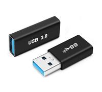 BORLTER CLAMP USB 3.0 Coupler USB A Adapter, 3.0/3.1 Male to Female, Type A 3.0 Cable Coupler Female to Female, for Connecting US-B Male/Female Ends Cord, Extension Connector