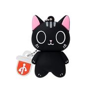 BORLTER CLAMP USB Flash Drive 32 GB USB 2.0 Memory Stick USB Flash Drive for External Data Storage Cute Cat Paw Shape Novelty Pendrive Cartoon Cat