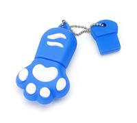 BORLTER CLAMP USB Stick 64GB, USB 2.0 Memory Stick Flash Drive Thumb Drive Cat's Paw Shape Novelty Pendrive for External Data Storage