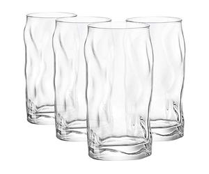 BORMIOLI Lot de 4 verres transparents 46 cl - Sorgente - BORMIOLI