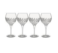 Bormioli Luigi Luigi Bormioli Diamante Clear Round Crystal Dishwasher Safe Gin Glasses Set 650Ml Pack Of 4