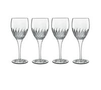 Luigi Bormioli Diamante Riesling Glasses Set 380 ml Wine Drinkware - Pack of 4