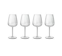 Luigi Bormioli - Optica White Wine Glass 55 cl 4-pack - Clear