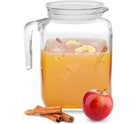 Bormioli Rocco 336940MZ5321990 Frigoverre Jug with Hermetic Lid, 68 Ounces, Glass, 68 Fluid_Ounces, Dd-by Size