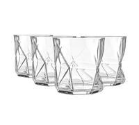 Bormioli Rocco 4x Cassiopea Whisky Glasses Water Old Fashioned 330ml Clear