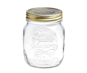 BORMIOLI ROCCO 6164207 Jars, 4 Seasons, 700 g, Bamboo