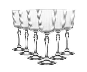 Bormioli Rocco 6x America '20s Cocktail Glasses Cocktail Wine 250ml Clear