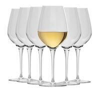 Bormioli Rocco 6x Inalto Tre Sensi Wine Glasses Lead Free Goblets 430ml Clear