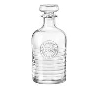 Bormioli Rocco 709239 Officina 1825 Decanter, 33.75 Ounce, Gift Boxed Workshop Whisky Bottle C/T, Mix, 1 Liter, Transparent