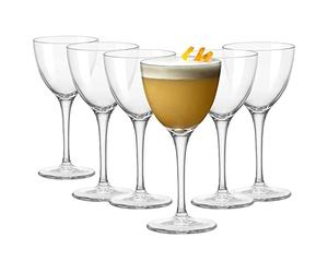 Bormioli Rocco 91281 Novecento Nick&Nora Set of 6 Glasses, Glass, cl15.5
