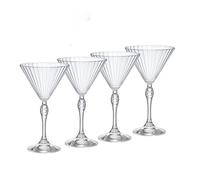 Bormioli Rocco America '20s 8.5 oz. Martini Glass, Clear, Set of 4