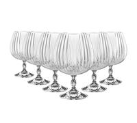 Bormioli Rocco America '20s Brandy Glasses - 650ml - Clear - Pack of 6 Bormioli Rocco Clear