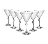 Bormioli Rocco America '20S Martini Glasses - 250Ml - Clear - Pack Of 6