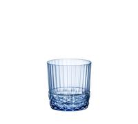 Bormioli Rocco America 20s Sapphire Blue Double Old Fashioned Glass 37.7cl (1 x 36)