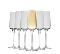 Bormioli Rocco Aurum Champagne Flutes - 230ml - Pack of 24 in Clear Bormioli Rocco Clear
