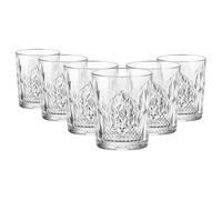 Bormioli Rocco Bartender Stone Double Whisky Glasses - 390ml - Pack of 12 in Clear Bormioli Rocco Clear